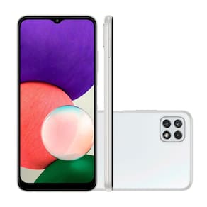 Usado: Samsung Galaxy A22 128GB 4GB Android Branco Desbloqueado - VOKE