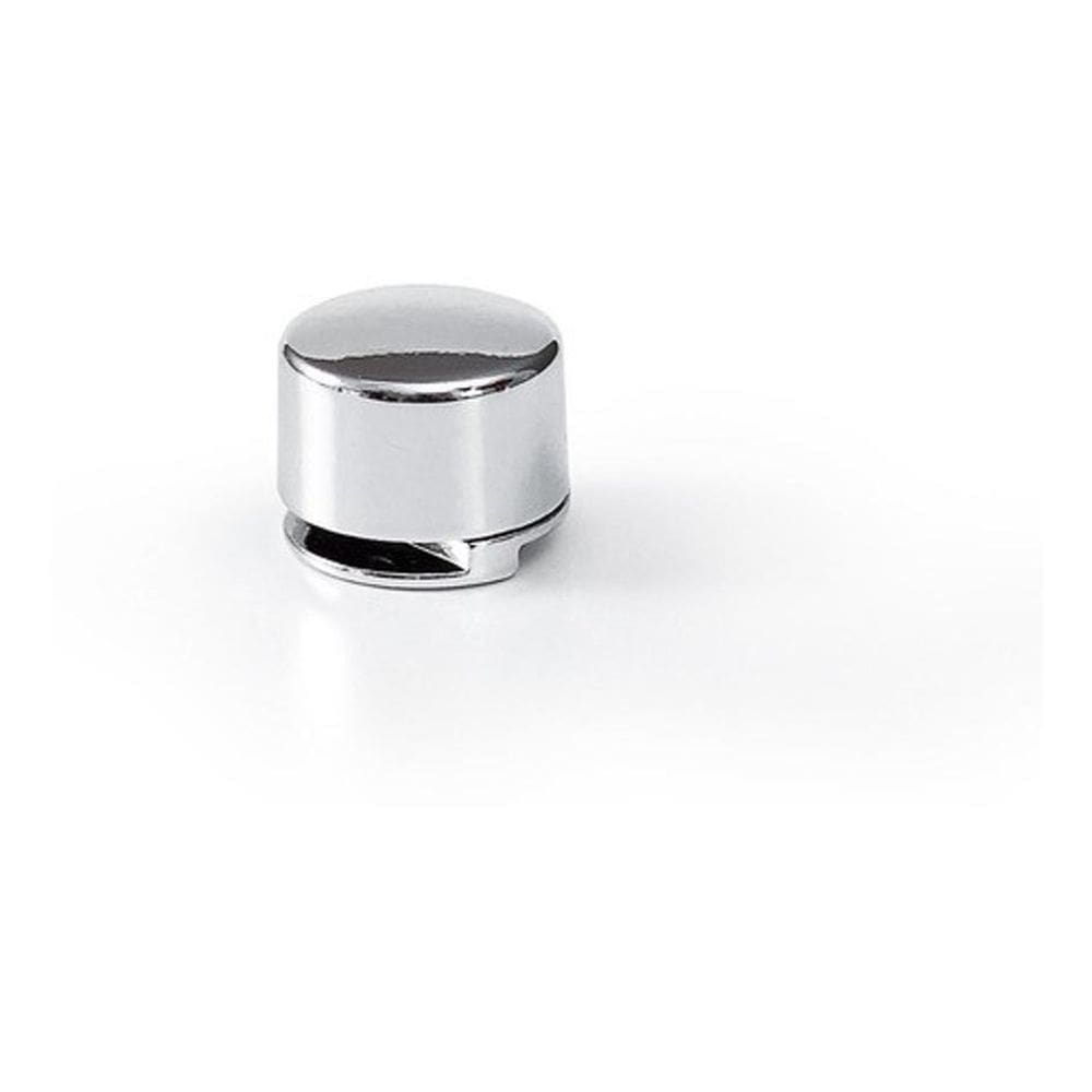 Kit Com 16 Botões Francês Liso Puxador Para Espelho Cromado