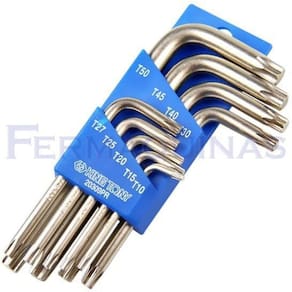 Jogo De Chave Torx Extralonga Tipo L 9 Peças King Tony