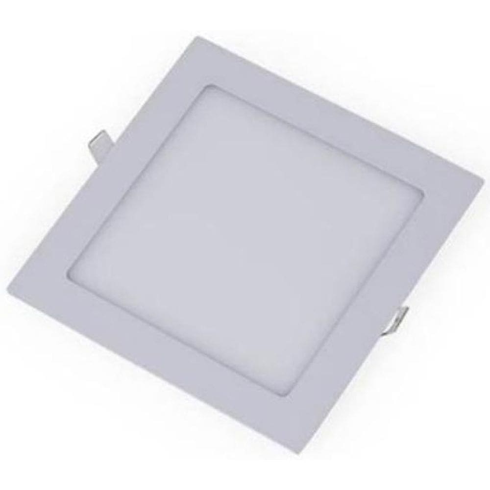 Plafon Downlight 18W Embutir Quadrado 6500K