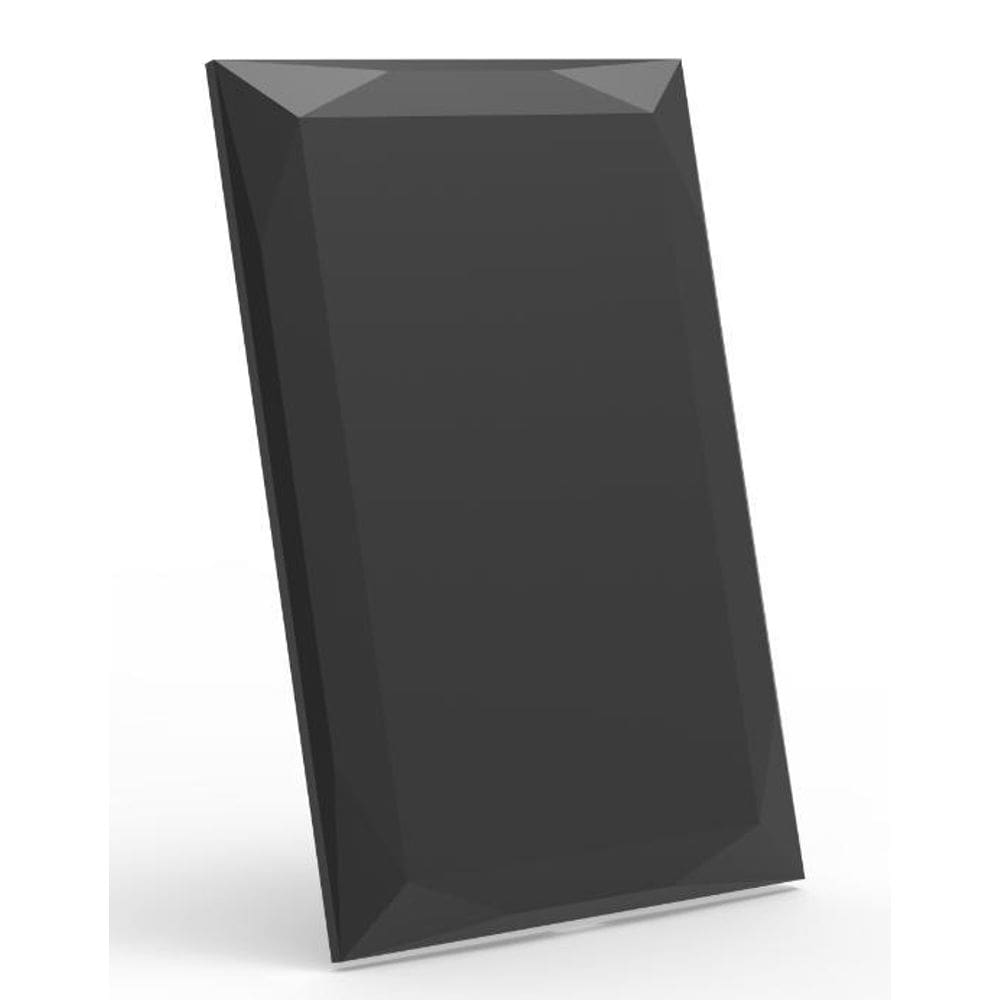Placa Cega Com Suporte 4X2 - Doha Preto