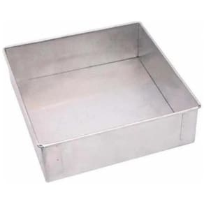 Forma Bolo Quadrada Fundo Fixo 15X15X10Cm - Metasa