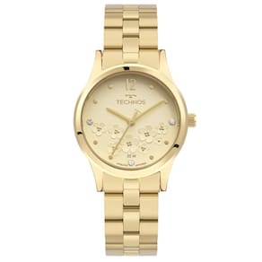 Relógio Technos Feminino Ref: 2036Mtd/1D Fashion Dourado