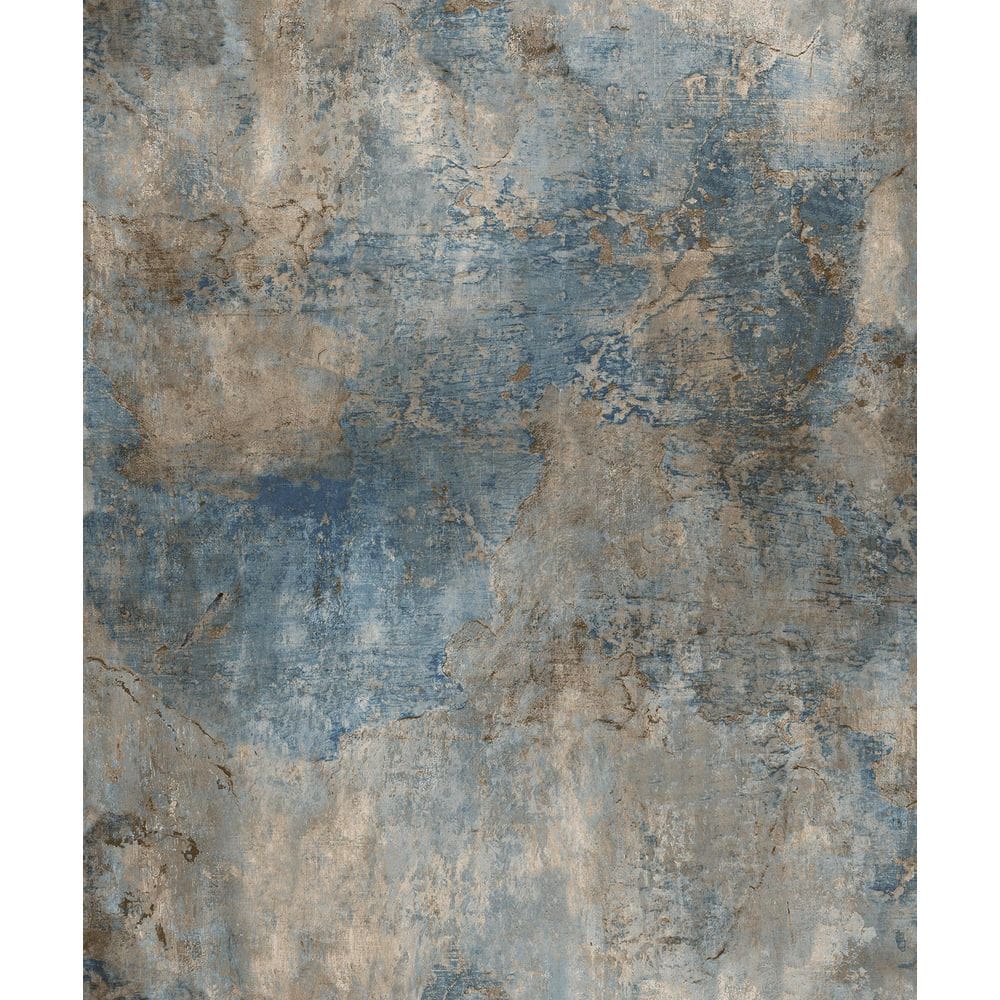 Papel De Parede Icon Aspecto Cimentício Azul 191701