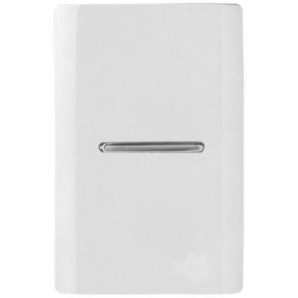 Cj Pulsador Para Minuteria Hori.4X2 Novara Branco / Cromado