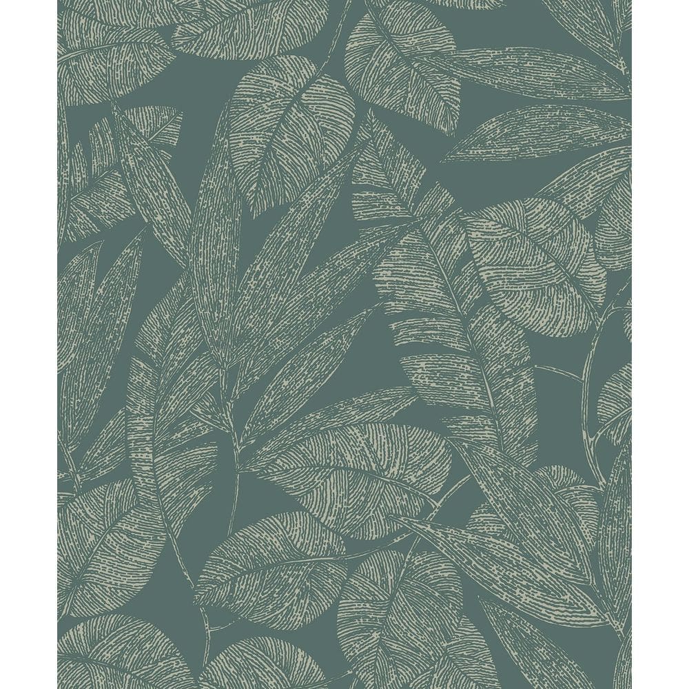Papel De Parede Icon Folhagem Verde A69503