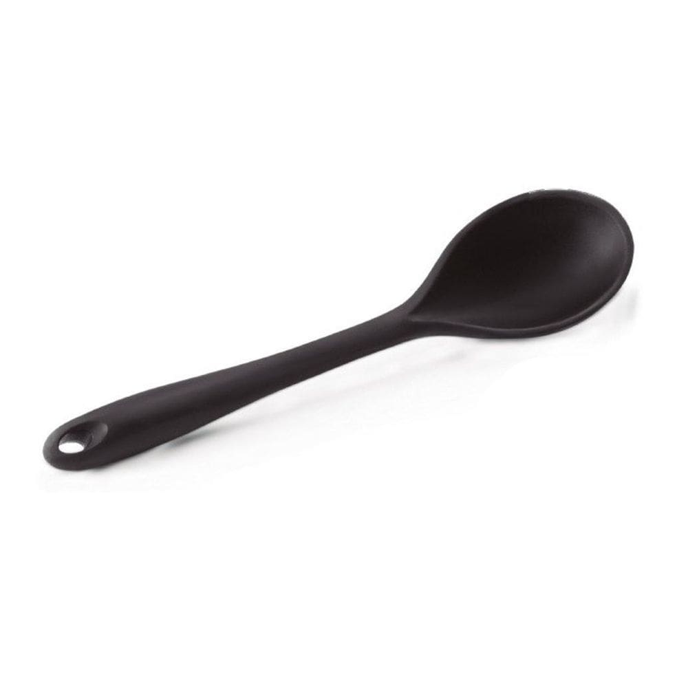 Colher De Silicone Preta Ref Sn1737P