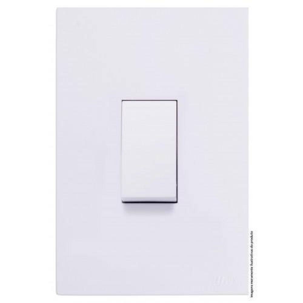 Conjunto Interruptor Simples Vertical 4X2 Brg10856-1Br