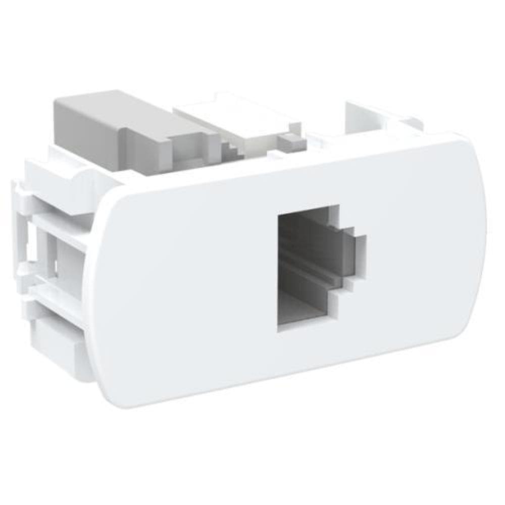 Módulo Rj45 Cat5 Rede InternetEnerbras Neo Sottile Branco
