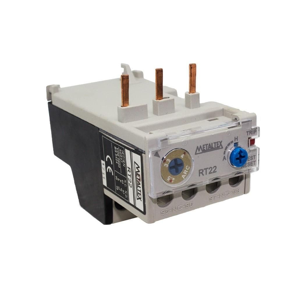 Relé Térmico Rt22-4A 2.5 - 4A Para Ct9-22 Metaltex
