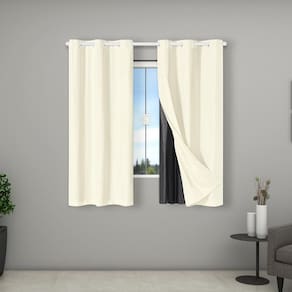 Cortina 100 % Blackout Pvc Tecido 2,00 X 1,40 Janela Marfim