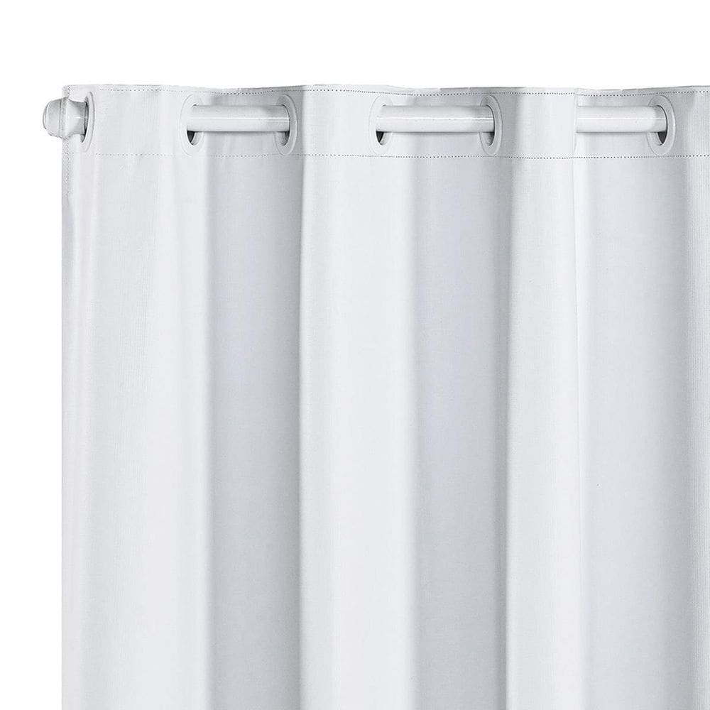 Cortina Folha Blackout Pvc 1,40M X 1,60M Uma Parte Branco