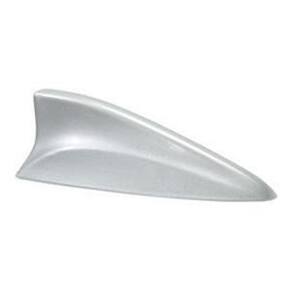 Antena Decorativa Shark Tubarão Prata - Prateado