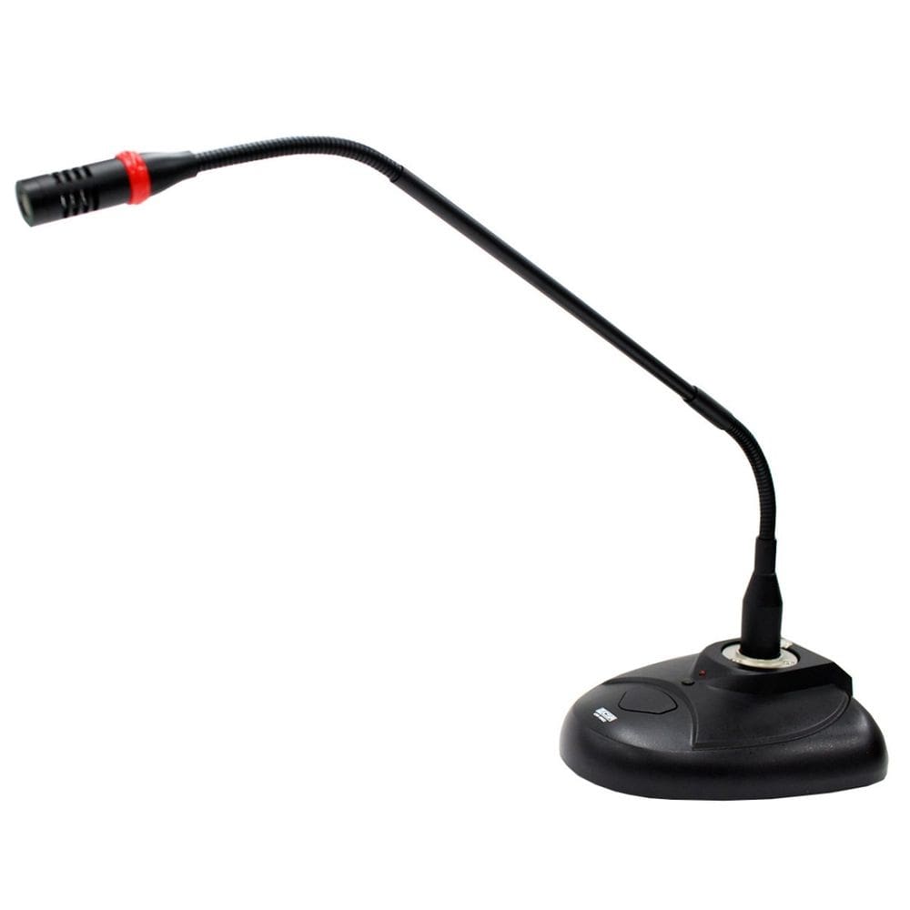 Microfone De Mesa Gooseneck Com Base Csr Gm 22