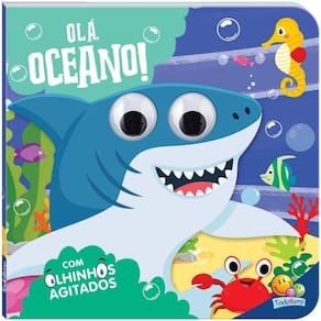 Livro Olhinhos Agitados: Animais e Dinossauros - Capa Dura