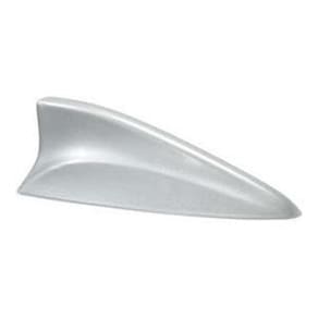 Antena Decorativa Shark Tubarão Prata - Prateado