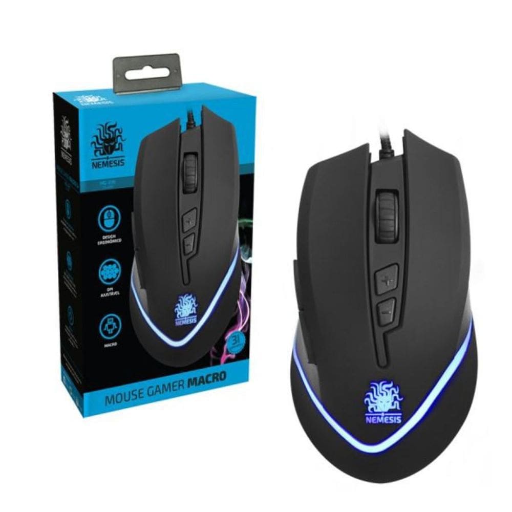 Mouse Gamer Macro Nemesis - Mg-01N