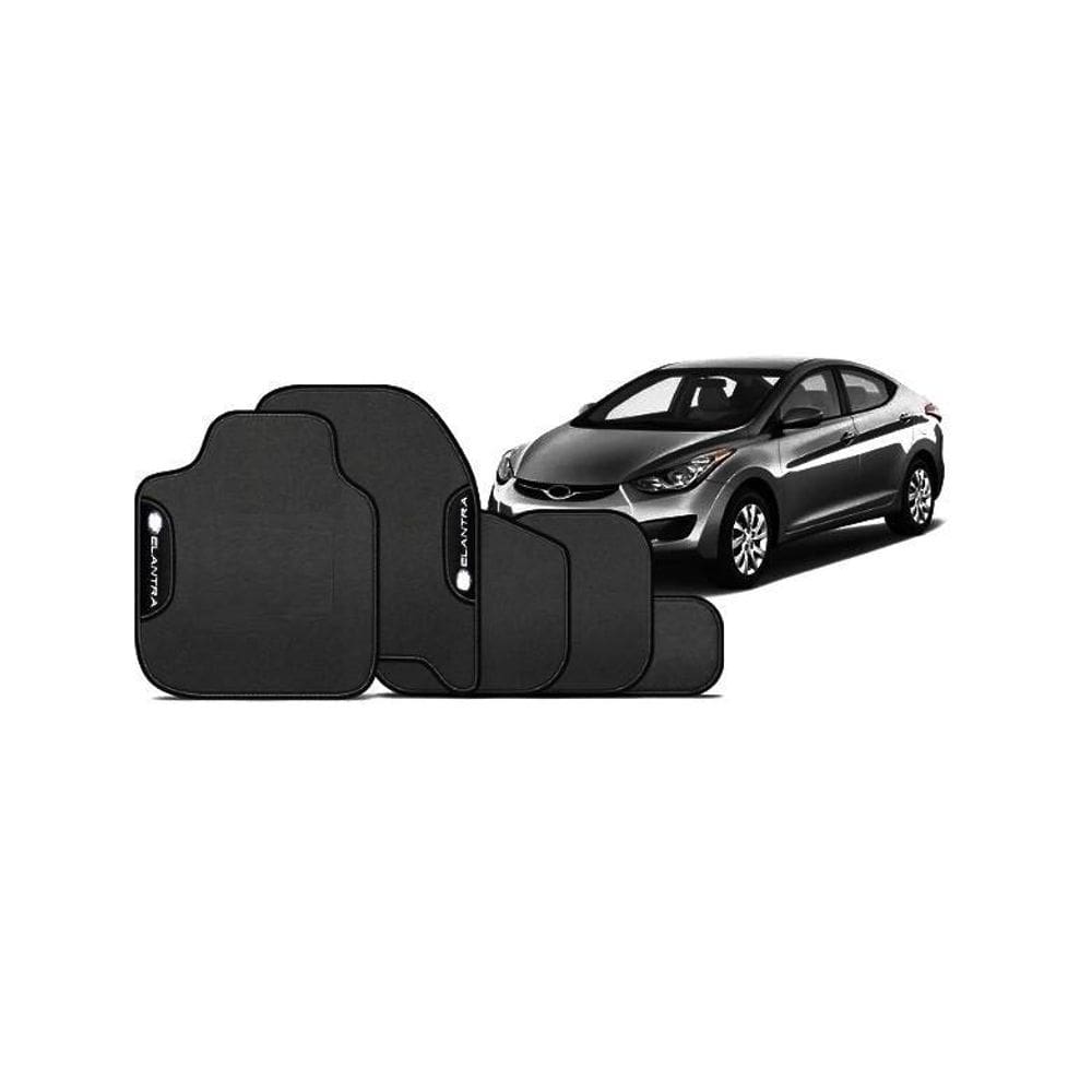 Tapete Automotivo Elantra Borracha PVC - Preto | Tapecars
