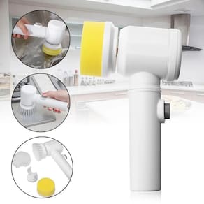 Escova Eletrica Mop Multifuncional Para Limpeza Sem Fio