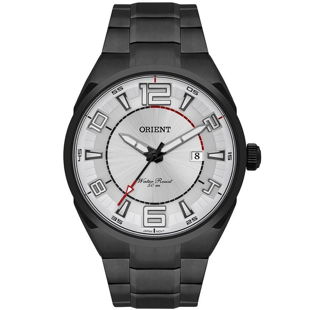 Relógio Analógico Masculino Branco Calendário 50m - 44mm