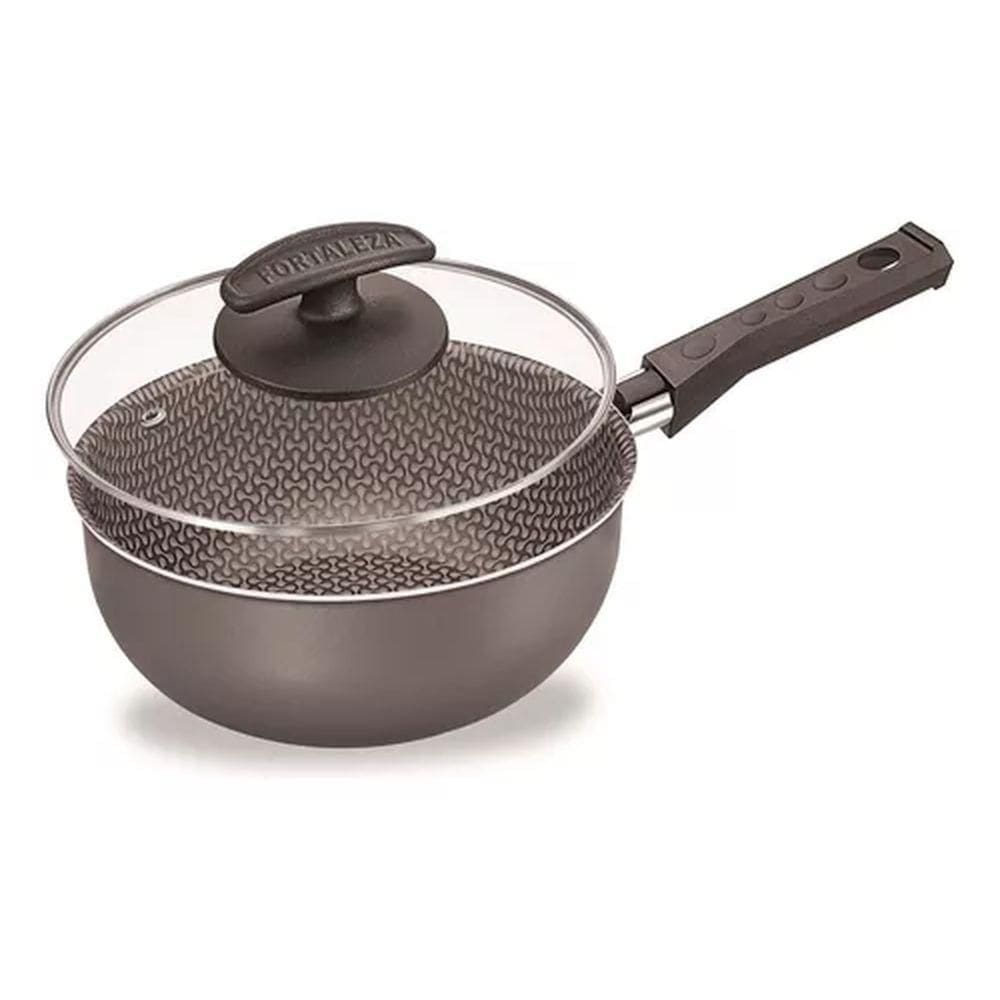 Panela Gran Chef com Tampa de Vidro Ø16 cm - Fortaleza