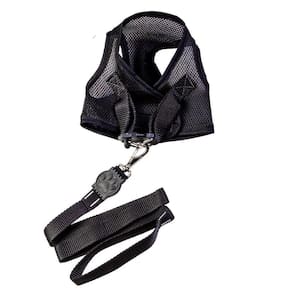 Coleira Peitoral Para Pets Preta P