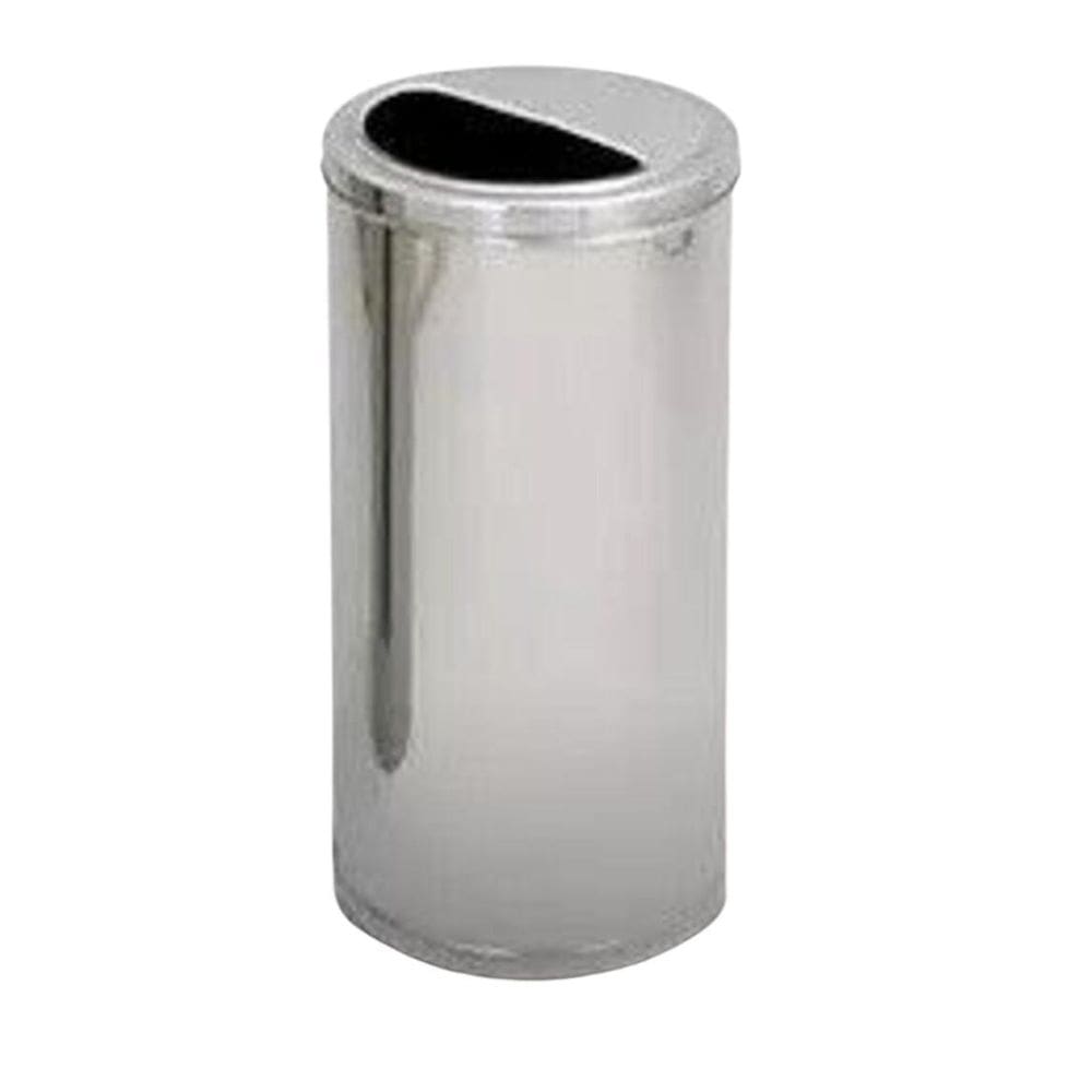 Lixeira Inox Tampa Meia Lua 25 Litros