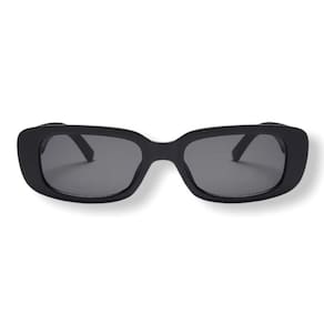 Óculos De Sol Retrô Lente Preta Blogueira Moda Uv Solar