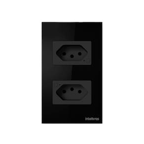 Tomada Dupla 10A Smart Wi-Fi Ets 1002 Preto 4850065