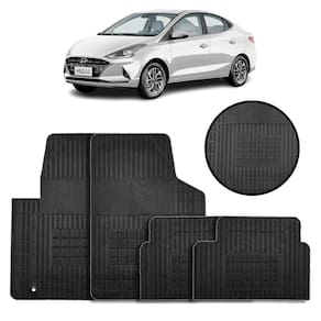 Jogo De Tapete Borracha Preto Hyundai Hb20 2012 A 2021 4 Pçs