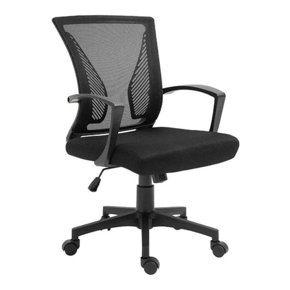 Cadeira De Escritório Premium Tela Mesh Até 100Kg - Preto
