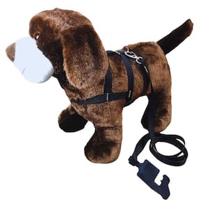 Peitoral Nylon Cachorro 15mm - Preto Nº 2 | Guia | Regulável