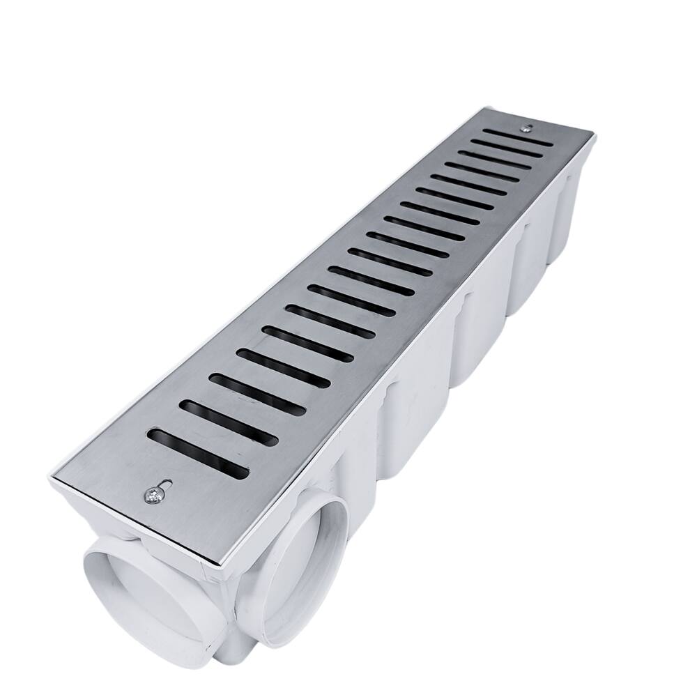Ralo 10x50 Modular Inox 304 Abre Fecha Coletor Branco