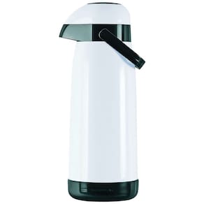 Garrafa térmica  de pressão  Magic Pump 1,8 L Branca/Preta T