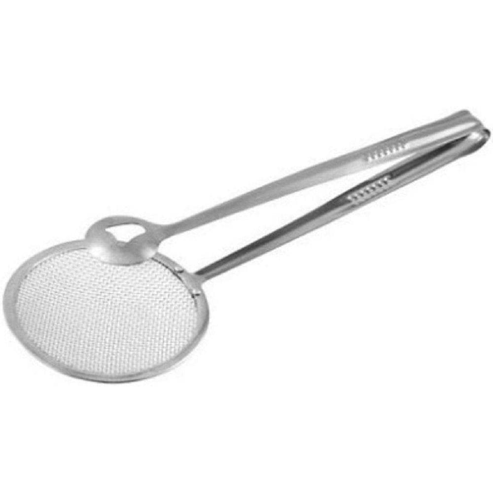 Escumadeira De Inox Com Pinça