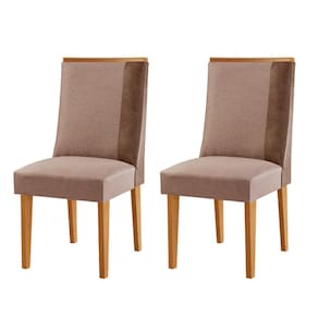 Conjunto com 2 Cadeiras MDF Diane para Sala de Jantar Moderna Mobília