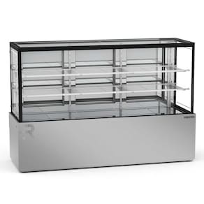 Vitrine Refrigerada 1,90 Metros 2 Prateleiras Titanium Premium Inox VTPRR1900 2P 220V - Refrimate