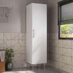 Armário de Lavanderia Multiuso com 1 Porta 45cm Multimóveis CR30040