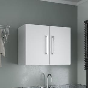 Armário de Lavanderia Aéreo com 2 Portas 57cm Multimóveis CR30039