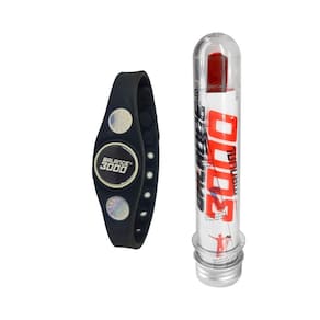 Pulseira Power Balance 3000 Silicone Ajustável Preto