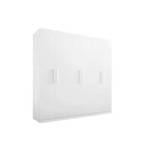 Guarda Roupa Casal 6 Portas 6 Gavetas - Colibri-Branco - Móveis D`Doro