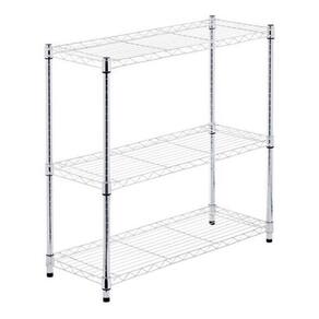 Estante Organizadora Multiuso Aço Cromado 90X90X35Cm Deluxe
