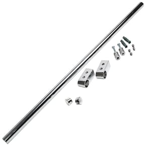Tubo Barra Cozinha Para Aramados 5/8 X 120cm Cromado 7274