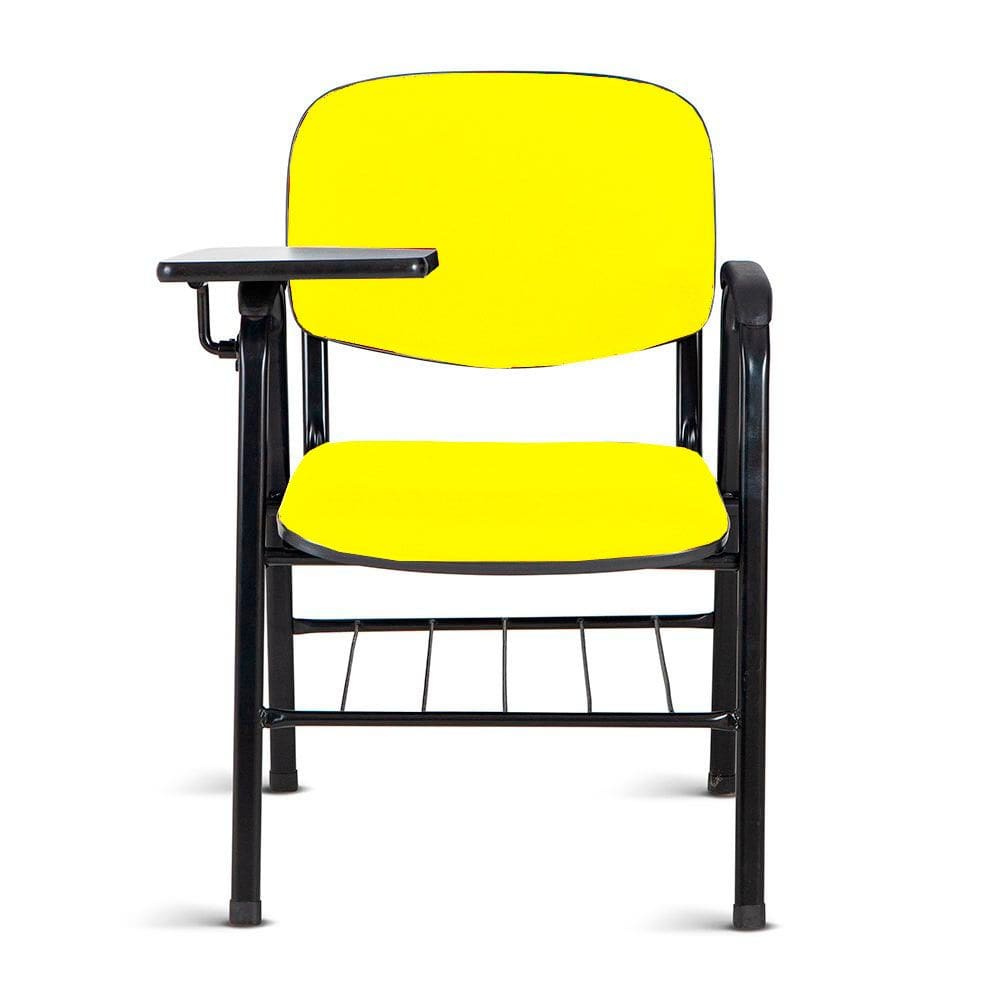 Cadeira Escolar Universitária para Auditórios Linha Hotel Amarelo