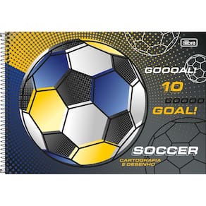 Caderno Desenho 80 Folhas Score Bola Tilibra 9362