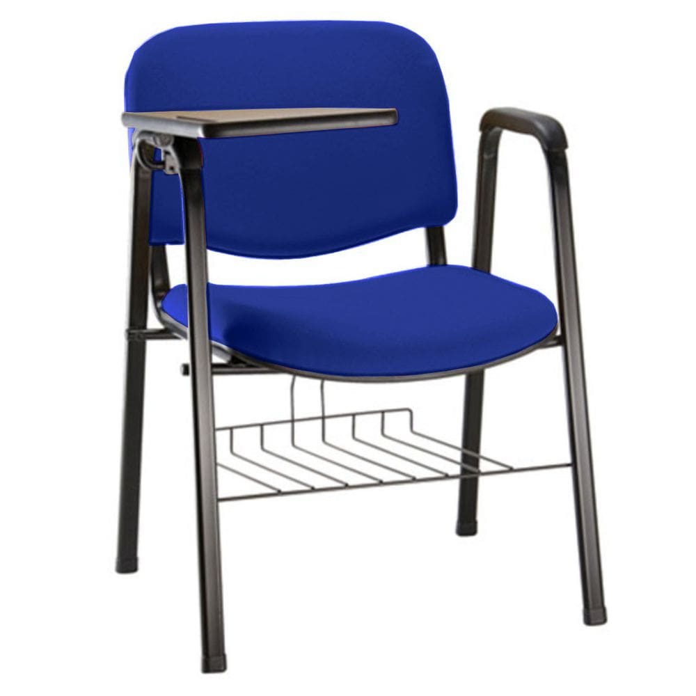 Cadeira Escolar Universitária para Auditórios Linha Hotel Azul