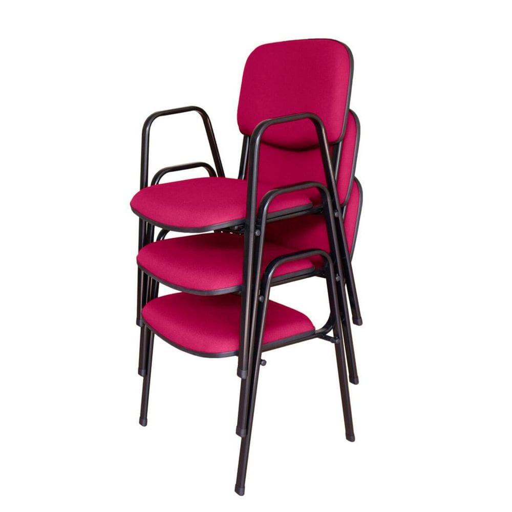 03 Cadeiras para Auditórios Linha Hotel Auditório Rosa