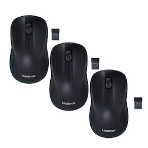Mouse Sem Fio 1600DPI Intelbras Ambidestro MSI 55 Preto - 3