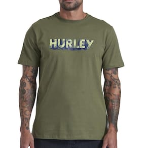 Camiseta Hurley Stone WT25 Masculina Militar