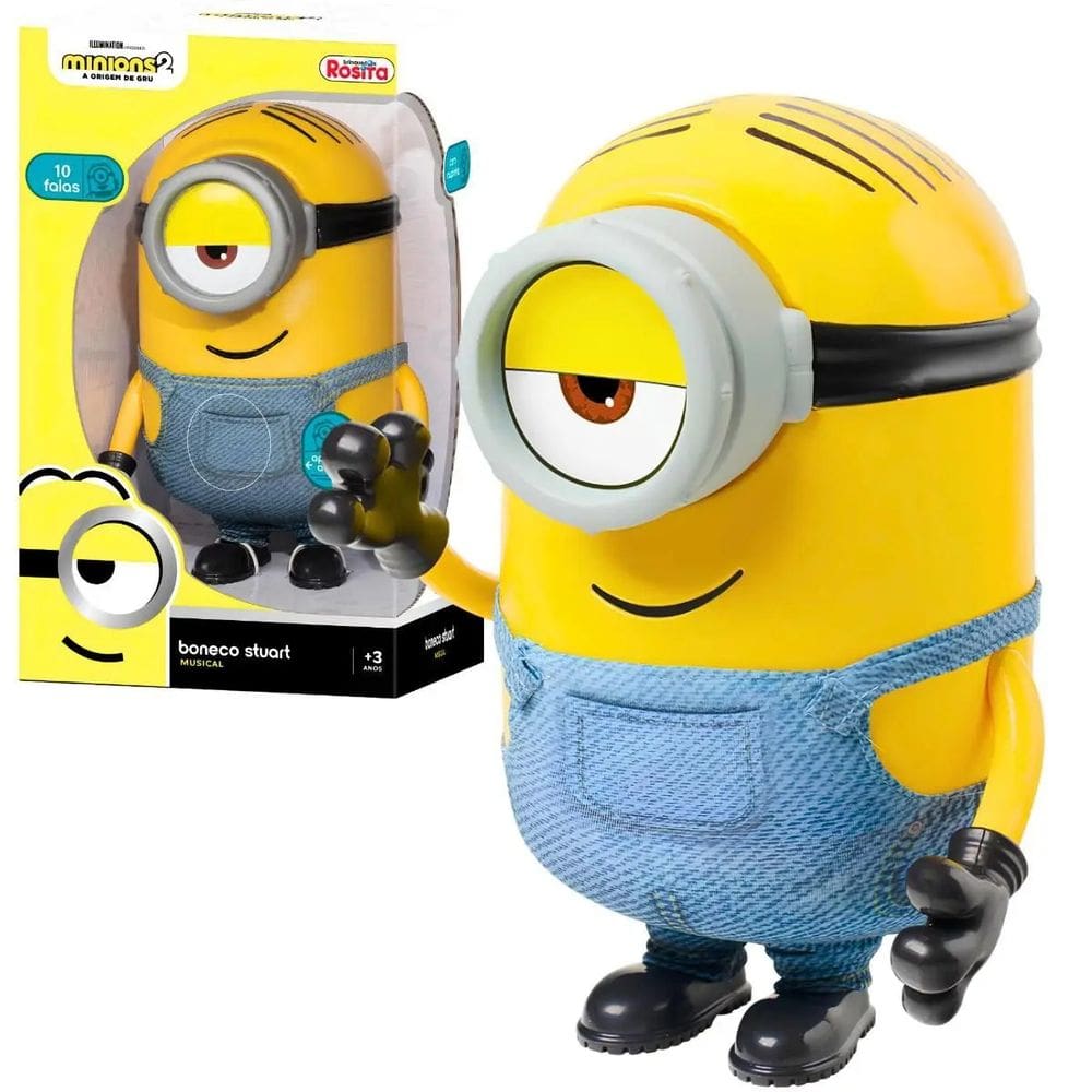Boneco Minions Com 10 Frases 25cm Meu Malvado Favorito - Rosita